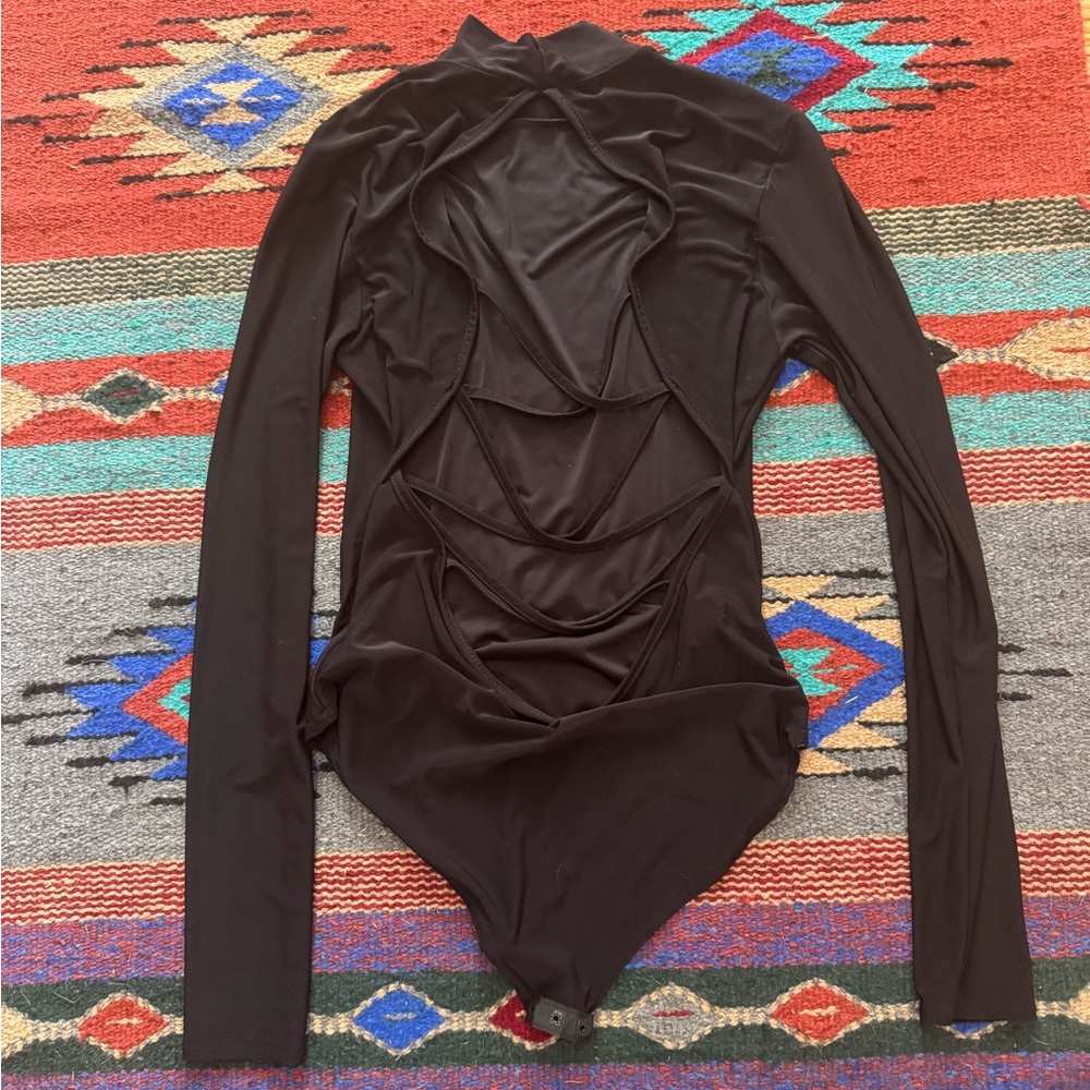 Black Long Sleeve Bodysuit